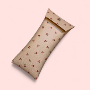 Handgemaakt brillenhoesje Nude kersjes