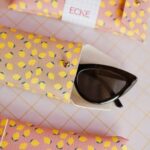 Handgemaakt brillenhoes nude citroenen brillenkoker - Afbeelding 2