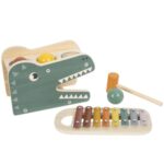 Houten xylofoon hamerspeelgoed safari