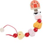 Houten fopspeenketting Rood