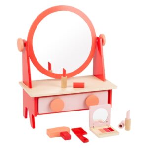 Retro make-up tafel met spiegel