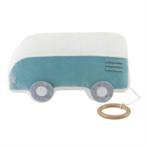 Auto muziekdoos blauw - La vie en rose