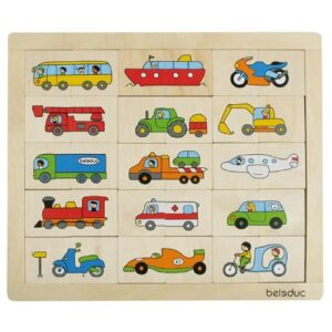 Puzzel match en mix transport