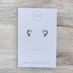 Handgemaakte kinderoorbellen toekan