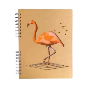 Komoni boek flamingo A4 schets/notitiebladen