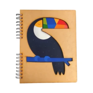 Komoni boek toekan A4 schets/notitiebladen