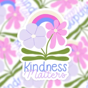 Vinyl sticker quote kindness nr24